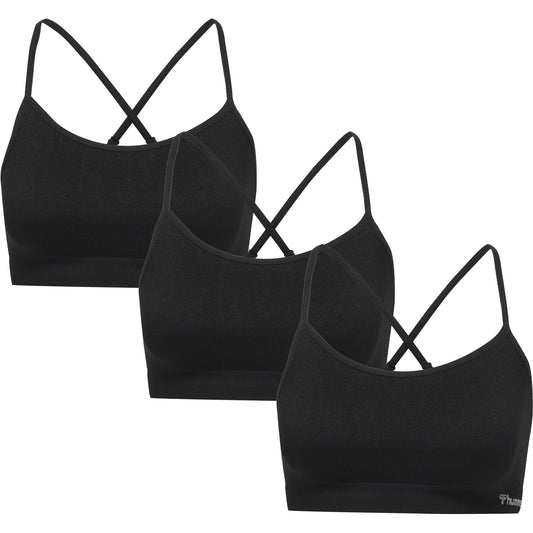 hmlJUNO 3 PACK SEAMLESS BRA