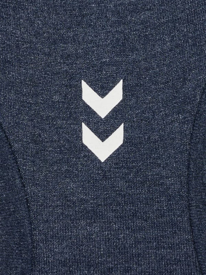 8248-DRESS BLUE MELANGE