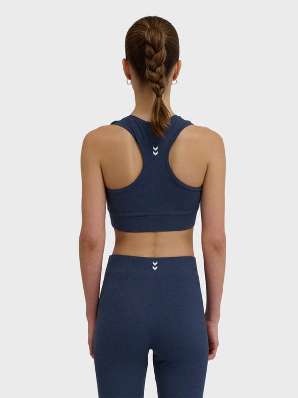 8248-DRESS BLUE MELANGE