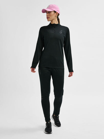 hmlACTIVE PL HALF ZIP WOMAN