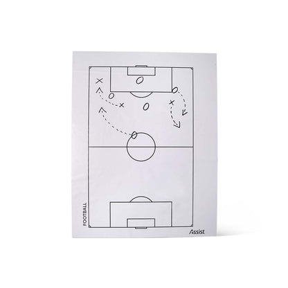 ADHESIVE FOOTBALL TACTICS SHEET - TAKTIKKTAVLE PÅ RULL