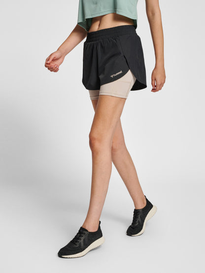 hmlMT TRACK 2 IN 1 SHORTS