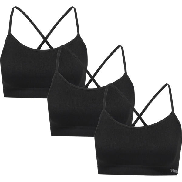 hmlJUNO 3 PACK SEAMLESS BRA